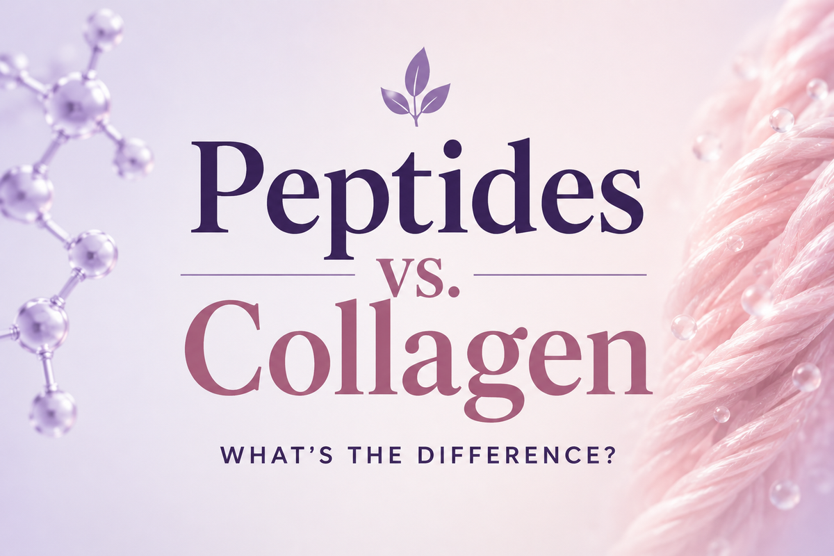 Peptides vs. Collagen: What's the Difference?